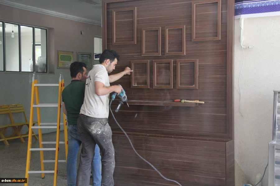 آغاز بهسازی و تعمیرات  بخش های مختلف پردیس بنت الهدی صدر اردبیل