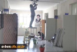 آغاز بهسازی و تعمیرات  بخش های مختلف پردیس بنت الهدی صدر اردبیل