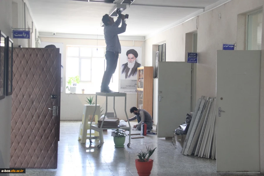 آغاز بهسازی و تعمیرات  بخش های مختلف پردیس بنت الهدی صدر اردبیل