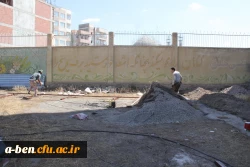 آغاز بهسازی و تعمیرات  بخش های مختلف پردیس بنت الهدی صدر اردبیل