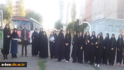 اعزام کاروان اردوی جهادی پردیس بنت الهدی صدر اردبیل