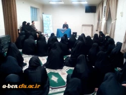 نشست صمیمی دکتر عبدی و دانشجومعلمان پردیس بنت الهدی صدر اردبیل