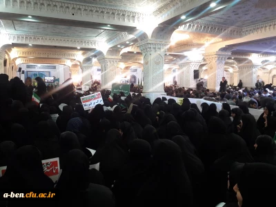 حضور دانشجومعلمان  و کارکنان پردیس در بزرگداشت حماسه ۹ دی در اردبیل