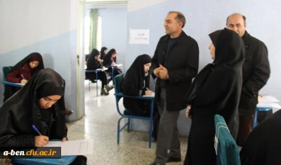 بازدید سرپرست محترم مدیریت امور استانی دانشگاه فرهنگیان اردبیل از روند برگزاری امتحانات ترم در پردیس بنت الهدی صدر