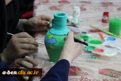 برگزاری ورکشاپ و مسابقه نوروزی نقاشی روی سفال