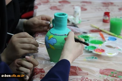 برگزاری ورکشاپ و مسابقه نوروزی نقاشی روی سفال