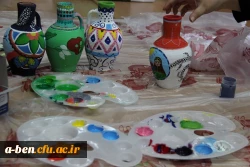 برگزاری ورکشاپ و مسابقه نوروزی نقاشی روی سفال