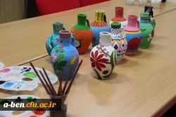 برگزاری ورکشاپ و مسابقه نوروزی نقاشی روی سفال