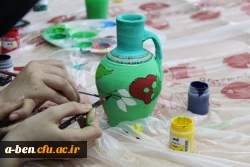 برگزاری ورکشاپ و مسابقه نوروزی نقاشی روی سفال