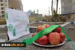 طرح کاشت نهال به یاد شهدای مدافع حرم استان اردبیل  به مناسبت روز درختکاری و روز بزرگداشت شهدا(22اسفند)  در محوطه پردیس