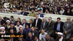 رهبر انقلاب در دیدار صبح امروز با استادان، دانشجو معلمان و مدیران دانشگاه فرهنگیان کشور: