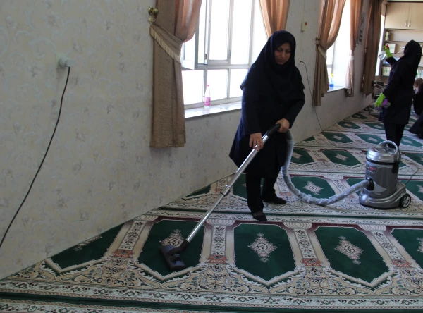 آئین غبارروبی در نمازخانه پردیس