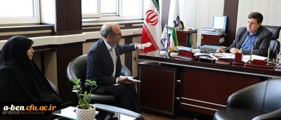 دیدار رییس دانشگاه فرهنگیان با سرپرست امور پردیس های استان اردبیل