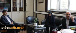 دیدار رییس دانشگاه فرهنگیان با سرپرست امور پردیس های استان اردبیل