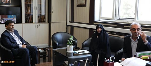 دیدار رییس دانشگاه فرهنگیان با سرپرست امور پردیس های استان اردبیل