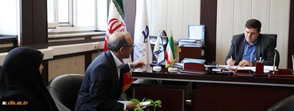 دیدار رییس دانشگاه فرهنگیان با سرپرست امور پردیس های استان اردبیل