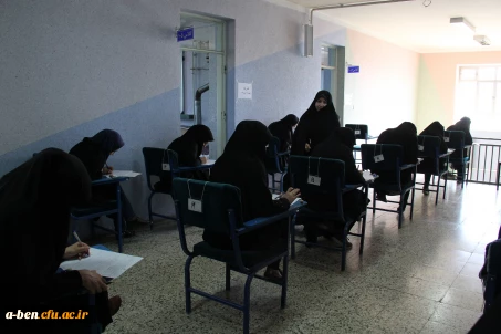 بازدید سرپرست پردیس از روندبرگزاری امتحانات نیمسال دوّم تحصیلی 97-96