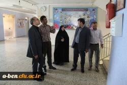 بازدید سرپرست مدیریت امور پردیس های استان از روند آماده سازی پردیس برای سال تحصیلی جدید