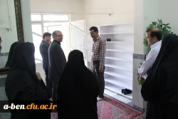 بازدید سرپرست مدیریت امور پردیس های استان از روند آماده سازی پردیس برای سال تحصیلی جدید