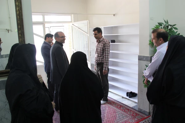 بازدید سرپرست مدیریت امور پردیس های استان از روند آماده سازی پردیس برای سال تحصیلی جدید