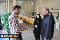 بازدید سرپرست مدیریت امور پردیس های استان از روند آماده سازی پردیس برای سال تحصیلی جدید