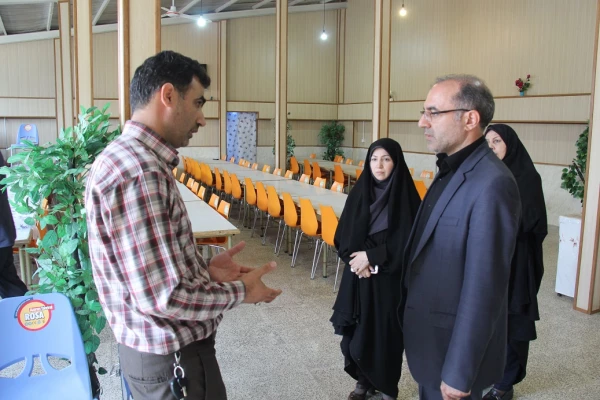 بازدید سرپرست مدیریت امور پردیس های استان از روند آماده سازی پردیس برای سال تحصیلی جدید
