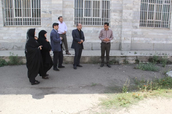 بازدید سرپرست مدیریت امور پردیس های استان از روند آماده سازی پردیس برای سال تحصیلی جدید