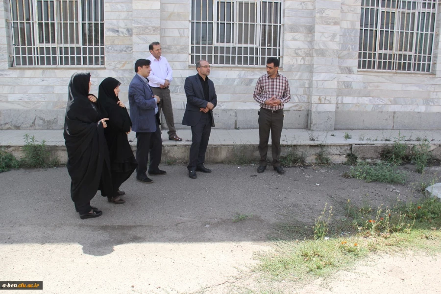 بازدید سرپرست مدیریت امور پردیس های استان از روند آماده سازی پردیس برای سال تحصیلی جدید
