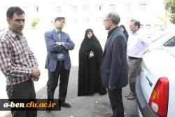 بازدید سرپرست مدیریت امور پردیس های استان از روند آماده سازی پردیس برای سال تحصیلی جدید