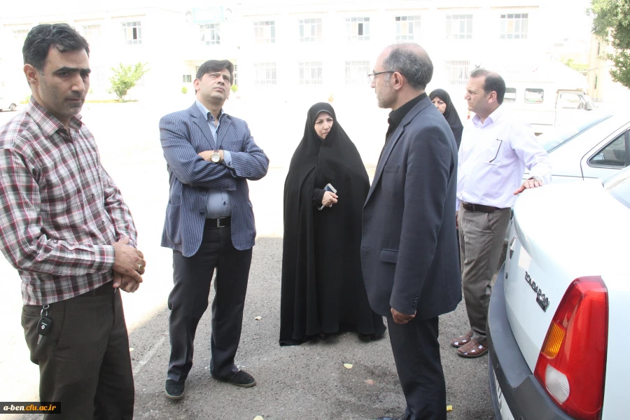 بازدید سرپرست مدیریت امور پردیس های استان از روند آماده سازی پردیس برای سال تحصیلی جدید