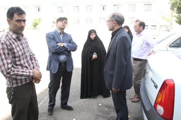 بازدید سرپرست مدیریت امور پردیس های استان از روند آماده سازی پردیس برای سال تحصیلی جدید