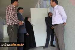 بازدید سرپرست مدیریت امور پردیس های استان از روند آماده سازی پردیس برای سال تحصیلی جدید