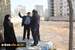 بازدید سرپرست مدیریت امور پردیس های استان از روند آماده سازی پردیس برای سال تحصیلی جدید