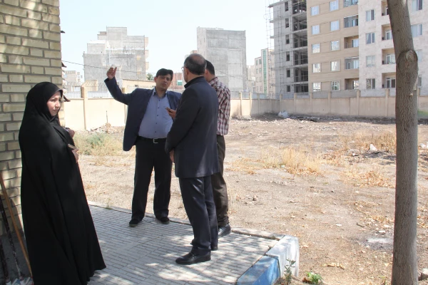 بازدید سرپرست مدیریت امور پردیس های استان از روند آماده سازی پردیس برای سال تحصیلی جدید