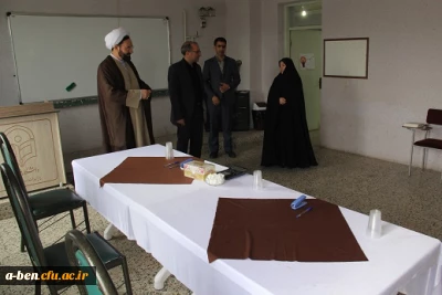 بازدید مسئولین استانی دانشگاه فرهنگیان از محل مصاحبه آزمون استخدامی آموزش و پرورش 97