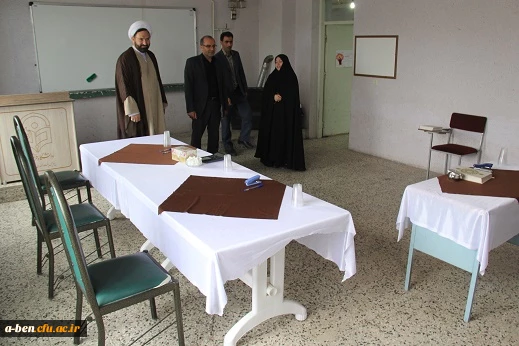 بازدید مسئولین استانی دانشگاه فرهنگیان از محل مصاحبه آزمون استخدامی آموزش و پرورش 97