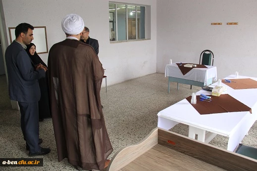 بازدید مسئولین استانی دانشگاه فرهنگیان از محل مصاحبه آزمون استخدامی آموزش و پرورش 97
