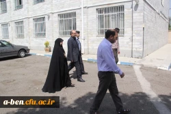 بازدید سرپرست مدیریت امور پردیس های استان از روند آماده سازی پردیس برای سال تحصیلی جدید