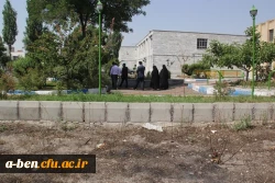 بازدید سرپرست مدیریت امور پردیس های استان از روند آماده سازی پردیس برای سال تحصیلی جدید