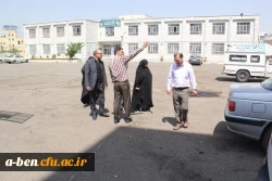 بازدید سرپرست مدیریت امور پردیس های استان از روند آماده سازی پردیس برای سال تحصیلی جدید