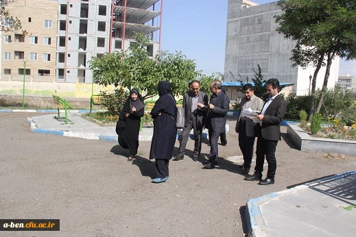 بازدید نمایندگان سازمان برنامه و بودجه کشور از پردیس بنت الهدی صدر