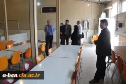 بازدید مدیرکل محترم اداره کل برنامه ریزی، خدمات و رفاه دانشجویی حوزه معاونت دانشجویی دانشگاه فرهنگیان از پردیس بنت الهدی صدر