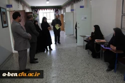 بازدید سرپرست مدیریت امور پردیس های استان از پردیس بنت الهدی صدر