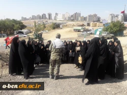 حضورپرشور دانشجومعلمان پردیس در نمایشگاه رزمی فرهنگی مرصاد