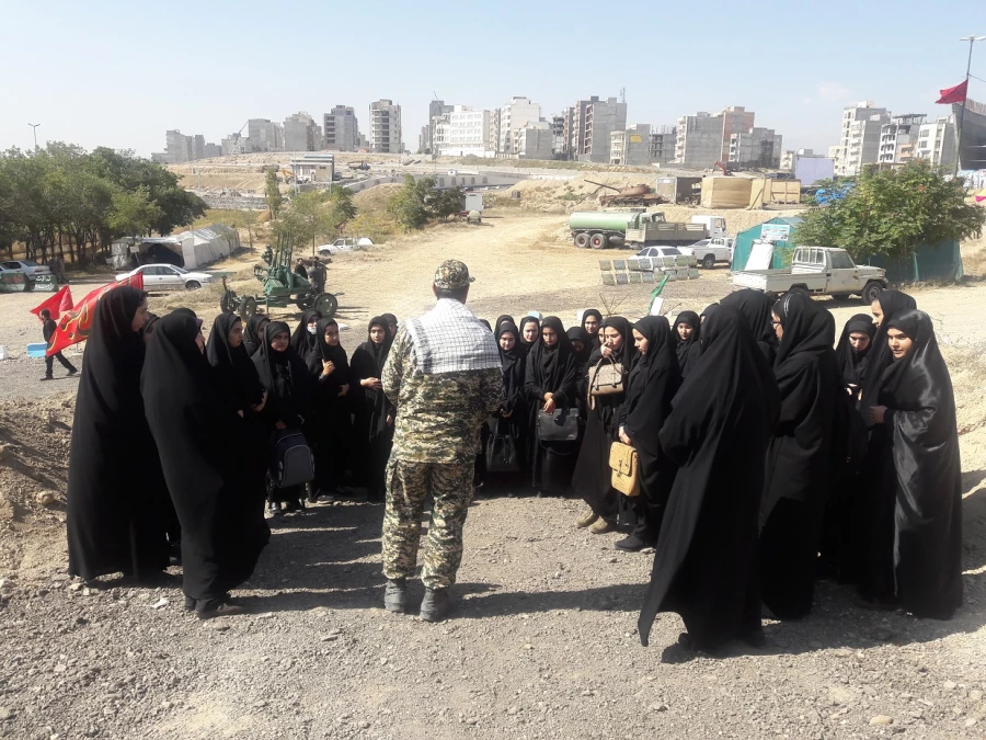 حضورپرشور دانشجومعلمان پردیس در نمایشگاه رزمی فرهنگی مرصاد