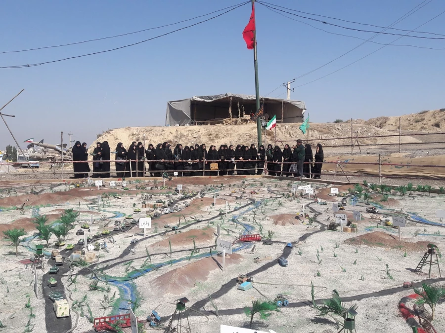 حضورپرشور دانشجومعلمان پردیس در نمایشگاه رزمی فرهنگی مرصاد