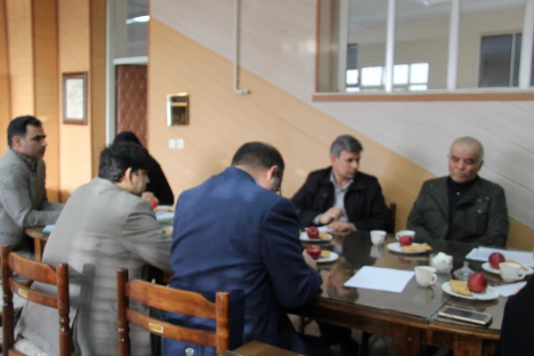 جلسه هم اندیشی مسئولان دانشگاه فرهنگیان اردبیل با رییس مجمع خیرین مدرسه ساز استان