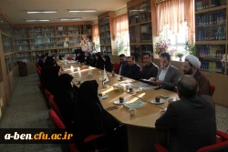 نشست صمیمی سرپرست مدیریت امور پردیس های استان و سرپرست دفتر نهاد مقام معظم رهبری دانشگاه فرهنگیان با مجموعه کارکنان بنت الهدی صدر
