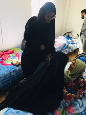 بازدید دانشجو معلّمان از خانه سالمندان امید سبز