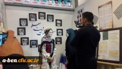 حضور پرشور مسئولین و پیشکسوتان و مدیران در غرفه ی دانشگاه فرهنگیان اردبیل